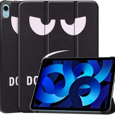 For Apple iPad 10th Gen 2022 Trifold Magnetic Closure PU Leather Case Cover - Blue