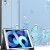 For Apple iPad 8/7 10.2 inch Bow Hands Kickstand Tablet Case Cover - Blue