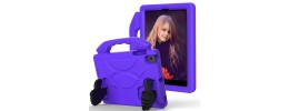 For Apple iPad 9.7 inch Thumbs Up Kickstand Shockproof Tablet Case Cover - Dark Purple