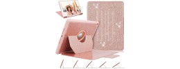 For Apple iPad 9th 8th 7th Gen 10.2 inch Tablet Glitter Ultra Thick Transparent Hybrid Case Cover - Glitter Smoke