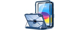 For Apple iPad 9th 8th 7th Gen 10.2 inch Thumbs Up Kickstand Shockproof Tablet Case Cover - Blue