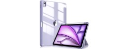 For Apple iPad Air 11 (M3) 2025 / Air 11inch 2024 Tough Tablet Strong Kickstand Hybrid Case Cover - Purple