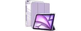 For Apple iPad Air 13inch 2024 Tough Tablet Strong Kickstand Hybrid Case Cover - Purple