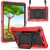 For Apple iPad Air 4 / iPad Air 5 / iPad Pro 11 inch 3in1 Tablet Tough Hybrid Rotating 360 Degree Kickstand - Red+Black