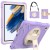 For Apple iPad Mini 6th Gen 8.3 inch (2021) 3in1 Multi-Functional Tablet Case for Hand, Shoulder, Pencil & Stand - Purple/Teal