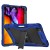 For Apple iPad Pro 12.9 inch (2021) Tough Tablet Strong Kickstand Hybrid Case Cover - Dark Blue