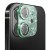 For Apple iPhone 11/12 mini Diamond Bling Camera Lens Full Tempered Glass - Midnight Green