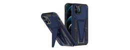 For Apple iPhone 11 (XI6.1) Alien Design Shockproof Kickstand Magnetic Hybrid Case Cover - Blue