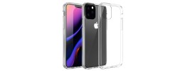 For Apple iPhone 11 Pro MAX (XI6.5) Clear Transparent Hybrid Case Cover - Clear PC + Clear TPU