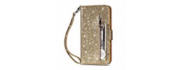 For Apple iPhone 11 Pro MAX (XI6.5) Diamond Bling Design Wallet With Lanyard Cover Case - Dreams Come True