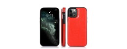 For Apple iPhone 11 Pro MAX (XI6.5) Premium Wallet MultiCard Holder Money Zipper With Magnetic Flap - Red