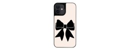For Apple iPhone 11 Pro MAX (XI6.5) SPLENDID Glitter BOW Design TPU Case Cover - Black
