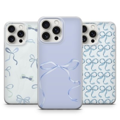 For Apple iPhone 11 Pro MAX (XI6.5) SPLENDID Glitter BOW Design TPU Case Cover - Blue