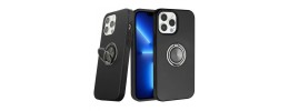 For Apple iPhone 11 Pro MAX (XI6.5) Sketch Design Hybrid Magnetic Ring Sand Case Cover - D