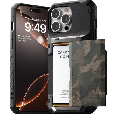 For Apple iPhone 11 Pro MAX (XI6.5) Wallet ID Card Holder Case Cover - Black