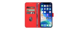 For Apple iPhone 11 Pro MAX (XI6.5) Wallet ID Card Holder Case Cover - Red
