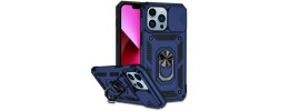 For Apple iPhone 11 Pro MAX (XI6.5) Well Protective Magentic Ring Stand Camera Protective Cover Case - Burgundy