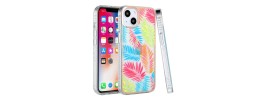 For Apple iPhone 11 (XI6.1) ART IMD Chrome Beautiful Design ShockProof Case Cover - Floral E