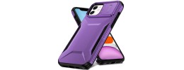 For Apple iPhone 11 (XI6.1) Attractive Design Shockproof Hybrid Case Cover - C