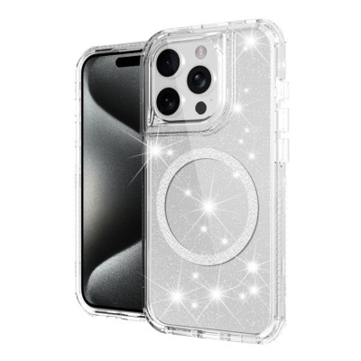 For Apple iPhone 11 (XI6.1) Bling Hybrid Case Cover - B