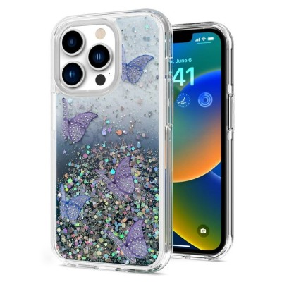 For Apple iPhone 11 (XI6.1) Bling Hybrid Case Cover - K