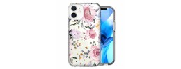 For Apple iPhone 11 (XI6.1) Bliss Floral Solid Design Hybrid Cover Case - Floral H