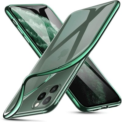 For Apple iPhone 11 (XI6.1) Chrome Big Diamond All Around TPU Case Cover - Midnight Green