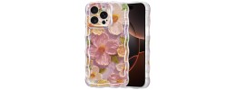 For Apple iPhone 11 (XI6.1) Classy Floral IMD Electroplated Edge ShockProof Case Cover - Floral F