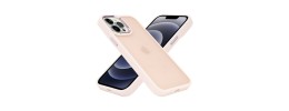 For Apple iPhone 11 (XI6.1) Classy Slick Chromed Around Hybrid Case Cover - Light Pink