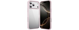 For Apple iPhone 11 (XI6.1) Classy Slick Chromed Around Hybrid Case Cover - White