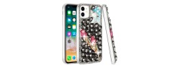 For Apple iPhone 11 (XI6.1) Jewel Full Diamond Bling Case Cover - Smoke