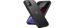 For Apple iPhone 11 (XI6.1) Marvelous Premium Matte Transparent Hybrid Case Cover - Black