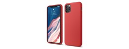 For Apple iPhone 11 (XI6.1) Radiant Chrome Diamonds Hybrid Case Cover - Red