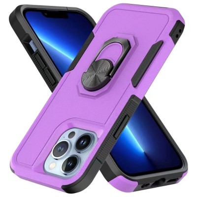 For Apple iPhone 11 (XI6.1) Rank Tough Strong Modern Fused Hybrid Case Cover - Light Purple