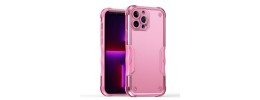 For Apple iPhone 11 (XI6.1) Rank Tough Strong Modern Fused Hybrid Case Cover - Pink