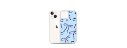 For Apple iPhone 11 (XI6.1) SPLENDID Glitter BOW Design TPU Case Cover - Blue