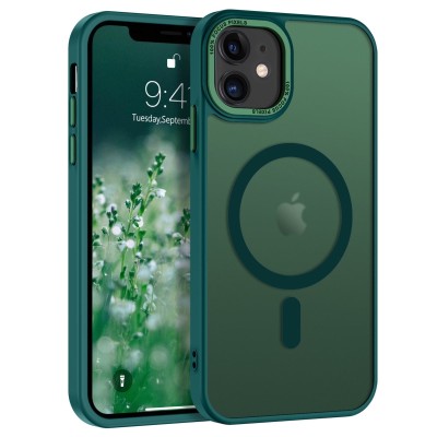 For Apple iPhone 11 (XI6.1) SPLENDID Glitter BOW Design TPU Case Cover - Midnight Green