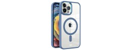 For Apple iPhone 11 (XI6.1) Set Premium Color Tough Premium Hybrid Case Cover - Blue