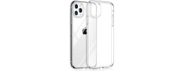 For Apple iPhone 11 (XI6.1) Shockproof Transparent Thick TPU Case Cover - Clear