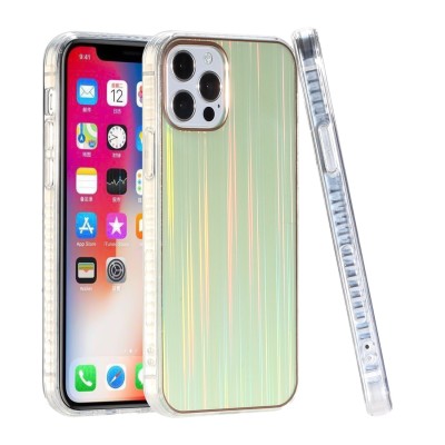 For Apple iPhone 11 (XI6.1) Slick 3in1 Premium IMD Electroplated Hybrid Design Case Cover - J