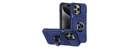 For Apple iPhone 11 (XI6.1) Ultimate CaseX Transparent Hybrid Case with Metal Buttons And Camera Edges - Blue