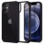 For Apple iPhone 12 6.7 inch Aluminium Alloy Transparent PC TPU Slick Hybrid - Black