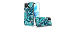 For Apple iPhone 12 Pro Max 6.7 Attractive Design Shockproof Hybrid Case Cover - B