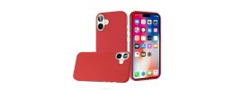 For Apple iPhone 12 Pro Max 6.7 Classy Slick Chromed Around Hybrid Case Cover - Red