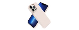For Apple iPhone 12 Pro Max 6.7 Premium LIQUID Silicone with Metal Buttons and Camera Edges Case Cover - Light Blue