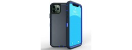 For Apple iPhone 12 Pro Max 6.7 Rank Tough Strong Modern Fused Hybrid Case Cover - Blue