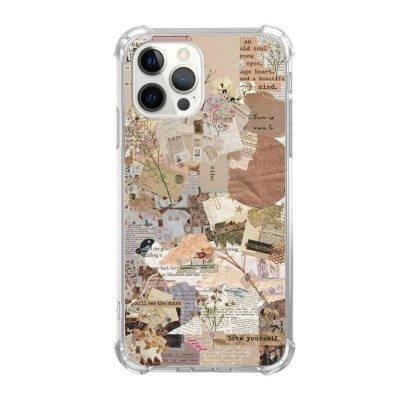 For Apple iPhone 12 Pro Max 6.7 SPLENDID Glitter BOW Design TPU Case Cover - Brown