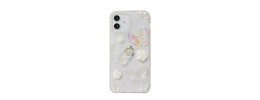 For Apple iPhone 12 Pro Max 6.7 SPLENDID Glitter Butterfly Design TPU Case Cover - Brown