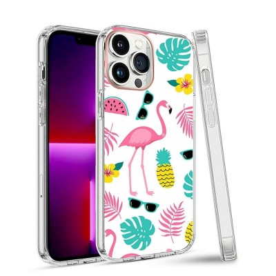 For Apple iPhone 14 6.1" Attractive Design Shockproof Hybrid Case Cover - A