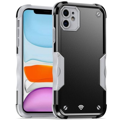 For Apple iPhone 14 6.1" Attractive Design Shockproof Hybrid Case Cover - F